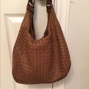 Bottega Veneta Medium Tan Campana Bag